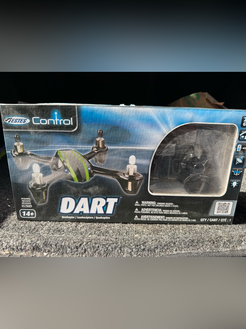 Dart Mini Quadcopter Drone - Black & Green